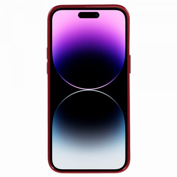 Mercury iPhone 15 Pro Deksel Jelly Glitter Rød