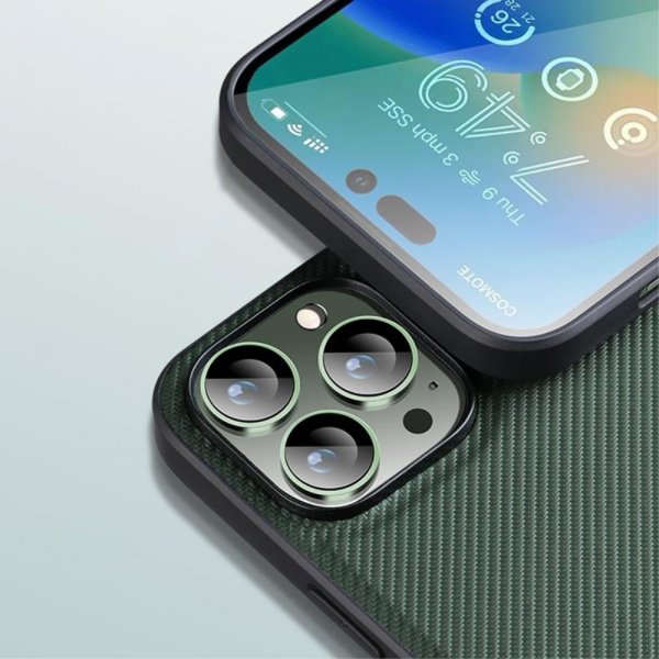 X-Level iPhone 15 Pro Deksel Kevlar II Series Grå
