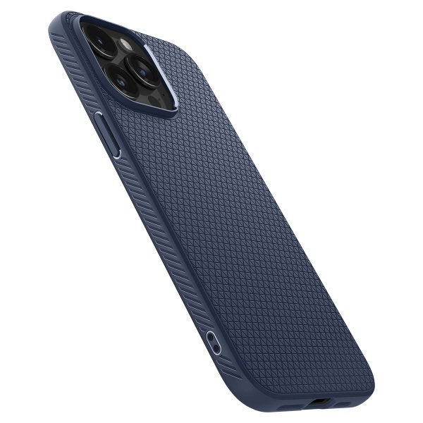 Spigen iPhone 15 Pro Deksel Liquid Air Navy Blue
