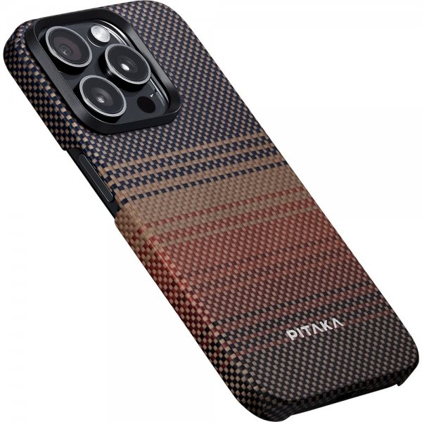 Pitaka iPhone 15 Pro Deksel MagEZ Case 5 Sunset