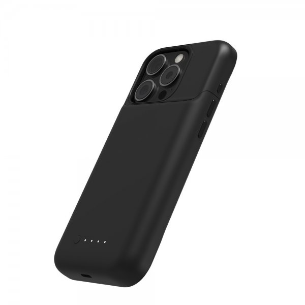 Mophie iPhone 15 Pro Deksel med innebygd Powerbank Juice Pack Svart