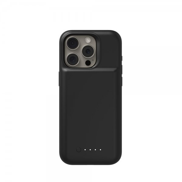 Mophie iPhone 15 Pro Deksel med innebygd Powerbank Juice Pack Svart