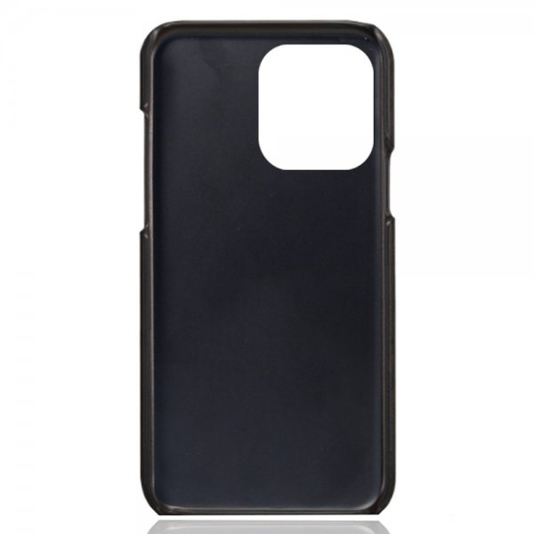 iPhone 15 Pro Deksel med To Kortlommer Svart