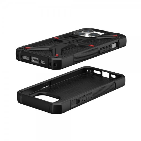Urban Armor Gear (UAG) iPhone 15 Pro Deksel Monarch Kevlar Black