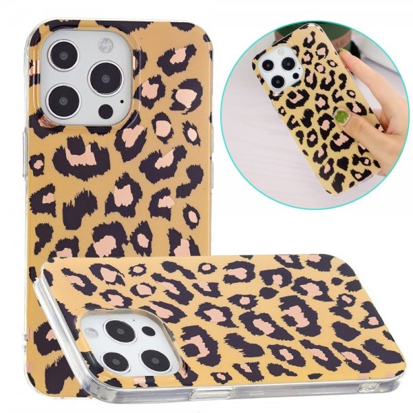 iPhone 15 Pro Deksel Motiv Leopard