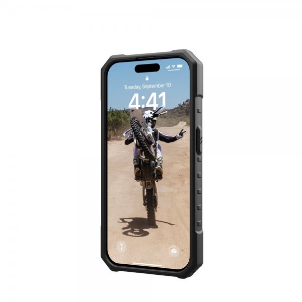 Urban Armor Gear (UAG) iPhone 15 Pro Deksel Pathfinder MagSafe Sølv