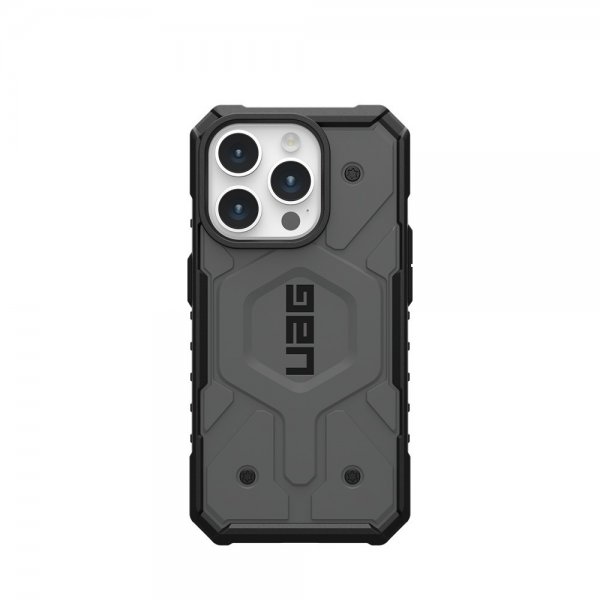 Urban Armor Gear (UAG) iPhone 15 Pro Deksel Pathfinder MagSafe Sølv