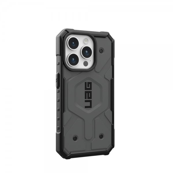 Urban Armor Gear (UAG) iPhone 15 Pro Deksel Pathfinder MagSafe Sølv