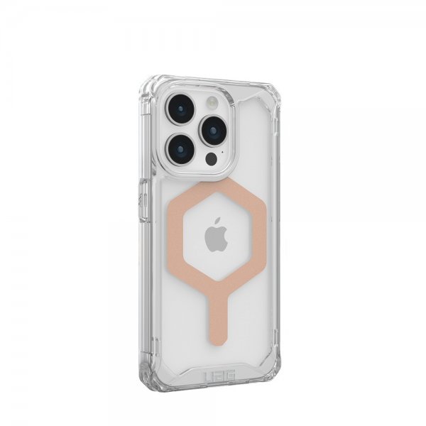 Urban Armor Gear (UAG) iPhone 15 Pro Deksel Plyo MagSafe Ice Rose Gold