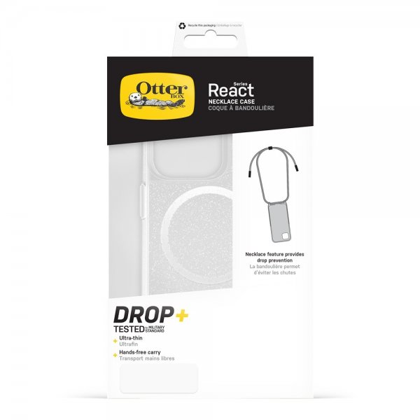 Otterbox iPhone 15 Pro Deksel React Necklace MagSafe Stardust