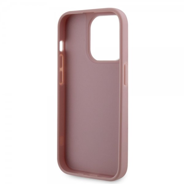 Guess iPhone 15 Pro Deksel Rhinestone Rosa