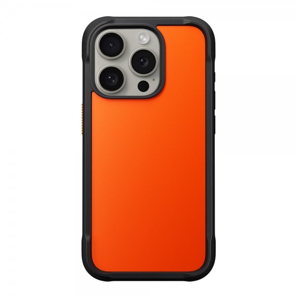Nomad iPhone 15 Pro Deksel Rugged Case Ultra Orange
