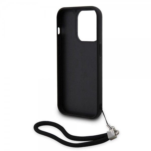 Karl Lagerfeld iPhone 15 Pro Deksel Sequin Svart