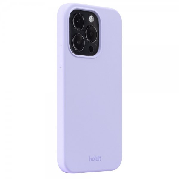 holdit iPhone 15 Pro Deksel Silikon Lavendel
