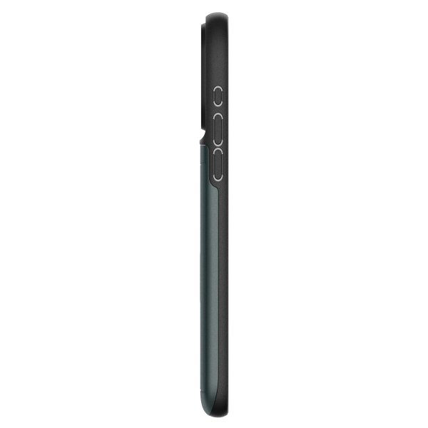 Spigen iPhone 15 Pro Deksel Slim Armor CS Abyss Green