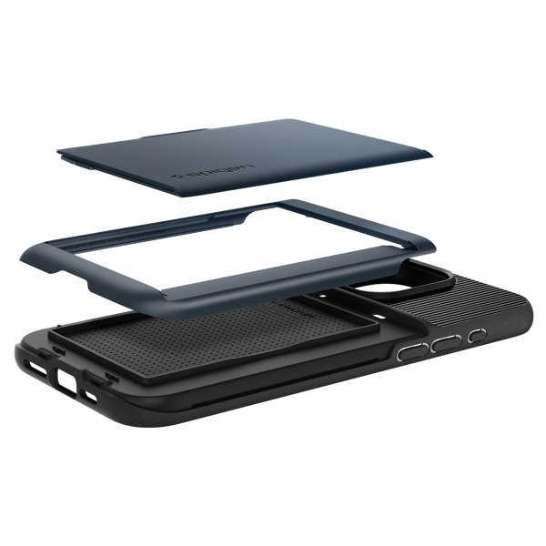 Spigen iPhone 15 Pro Deksel Slim Armor CS Metal Slate
