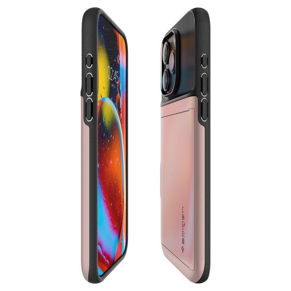 Spigen iPhone 15 Pro Deksel Slim Armor CS Rose Gold