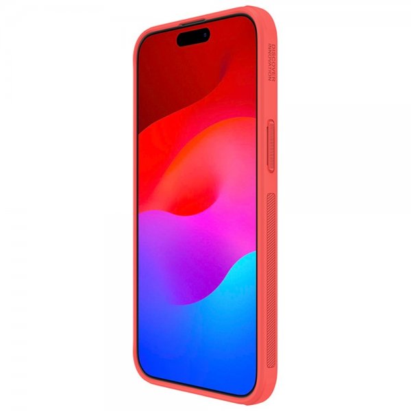 Nillkin iPhone 15 Pro Deksel Super Frosted Shield Pro Rød
