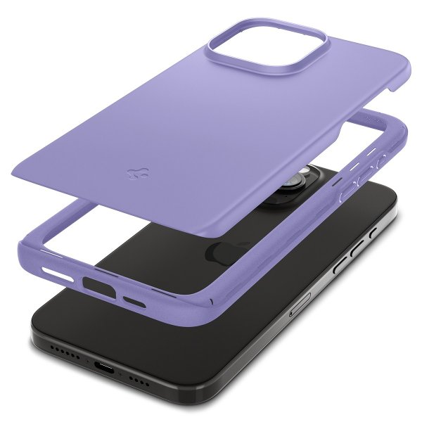 Spigen iPhone 15 Pro Deksel Thin Fit Iris Purple