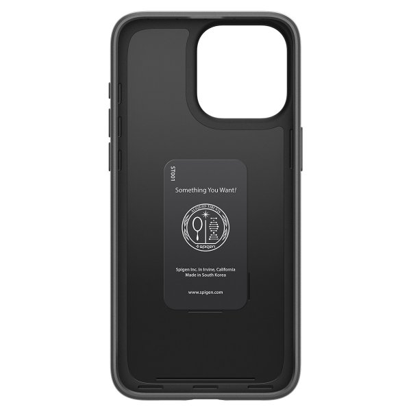 Spigen iPhone 15 Pro Deksel Thin Fit Svart