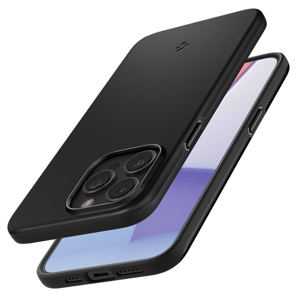 Spigen iPhone 15 Pro Deksel Thin Fit Svart