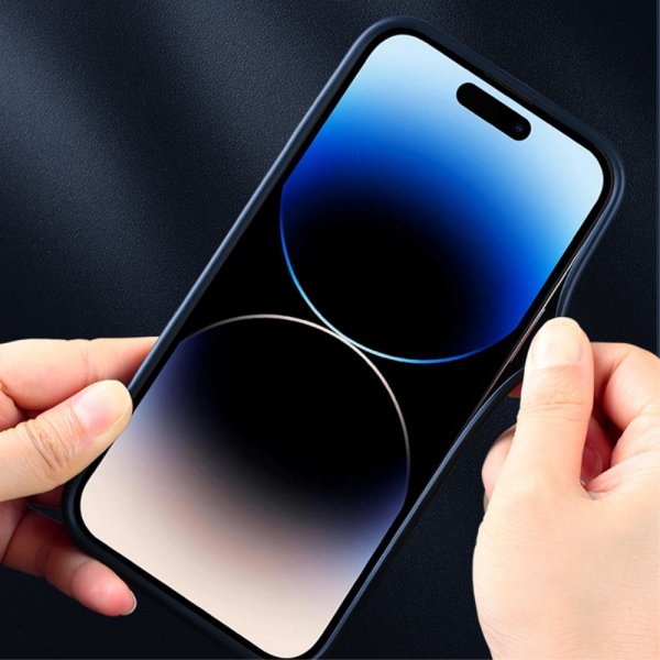 X-Level iPhone 15 Pro Deksel Stofftekstur Brun