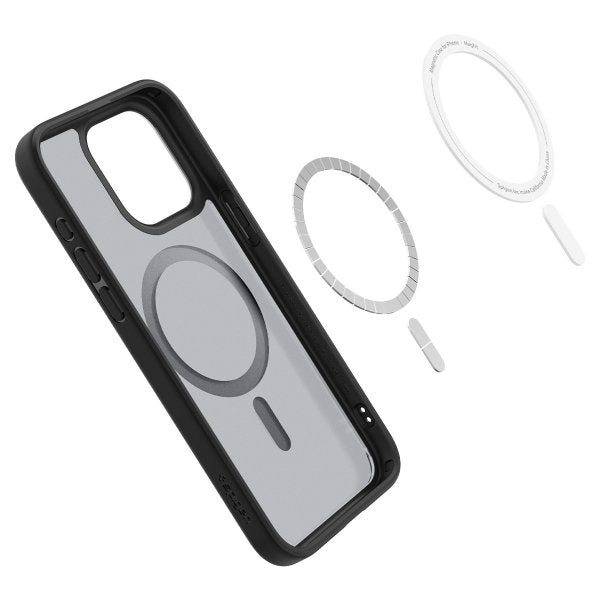 Spigen iPhone 15 Pro Deksel Ultra Hybrid MagFit Frost Black