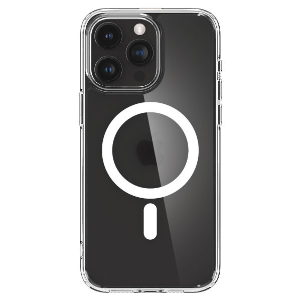 Spigen iPhone 15 Pro Deksel Ultra Hybrid MagFit Frost Clear