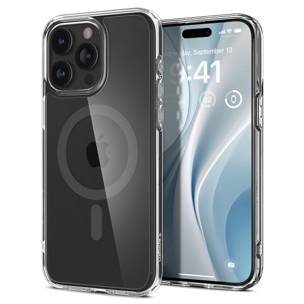 Spigen iPhone 15 Pro Deksel Ultra Hybrid MagFit Graphite