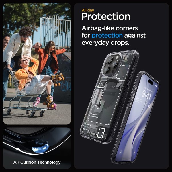 Spigen iPhone 15 Pro Deksel Ultra Hybrid MagFit Zero One