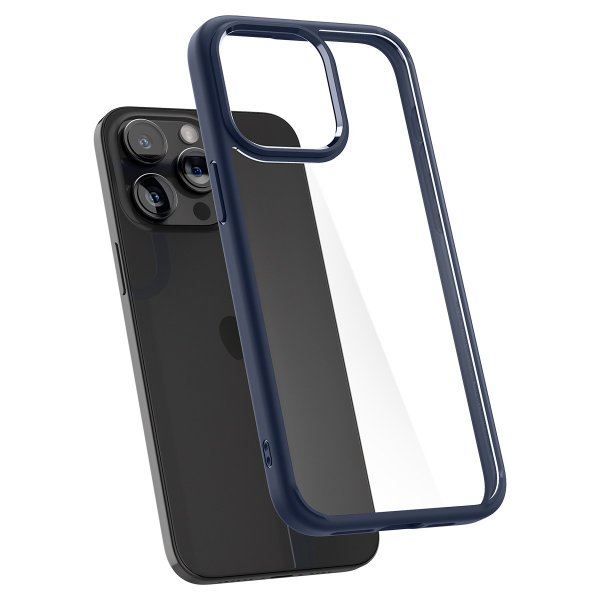Spigen iPhone 15 Pro Deksel Ultra Hybrid Navy Blue