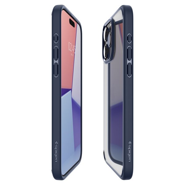 Spigen iPhone 15 Pro Deksel Ultra Hybrid Navy Blue