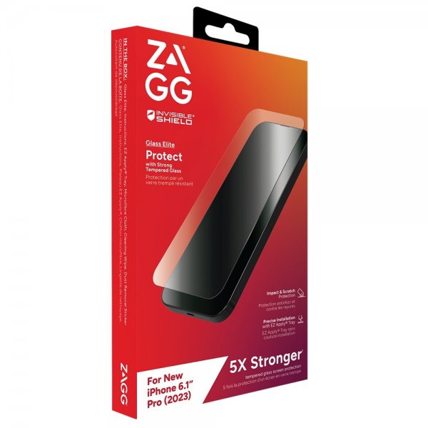 Zagg InvisibleShield iPhone 15 Pro Skjermbeskytter Glass Elite