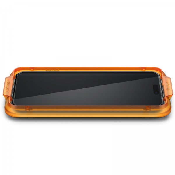 Spigen iPhone 15 Pro Skjermbeskytter GLAS.tR ALIGNmaster 2-pakning