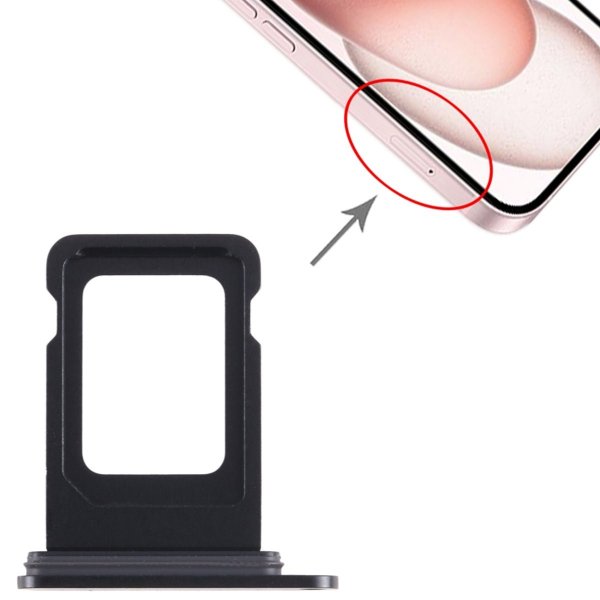 iPhone 15 Simkortholder - Svart