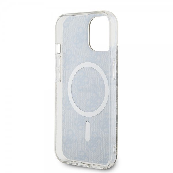 Guess iPhone 15 Deksel 4G Pattern MagSafe Brun