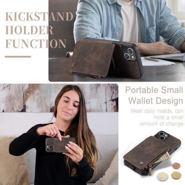 CaseMe iPhone 15 Deksel C20 Series Kaffe