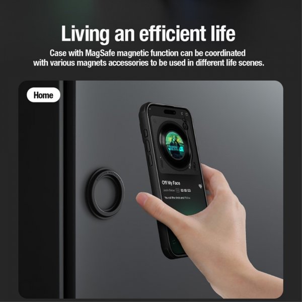 Nillkin iPhone 15 Deksel CamShield MagSafe Blå
