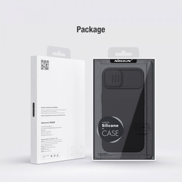Nillkin iPhone 15 Deksel CamShield Silky Grønn
