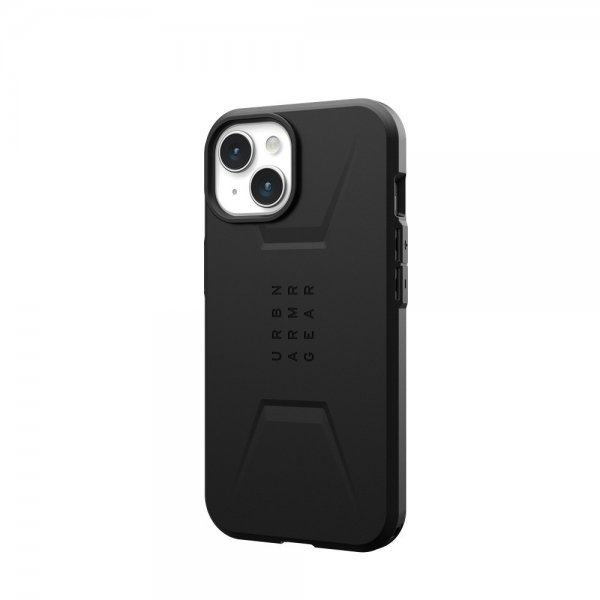 Urban Armor Gear (UAG) iPhone 15 Deksel Civilian MagSafe Svart