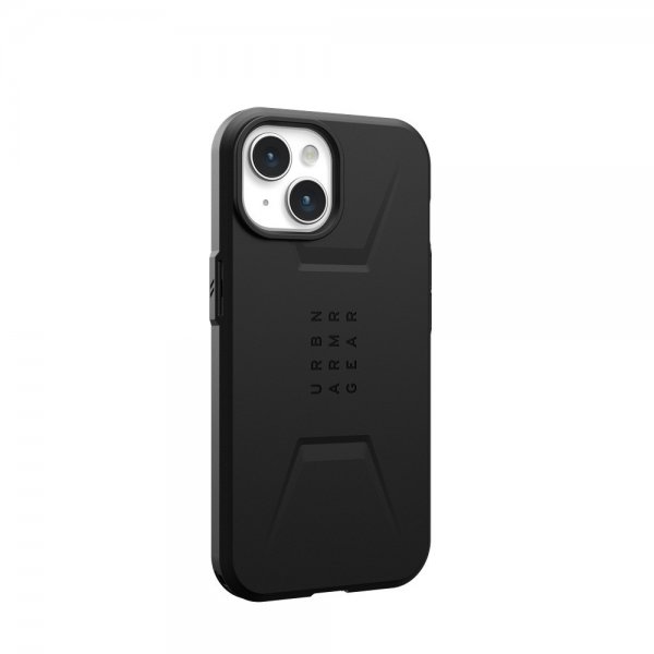 Urban Armor Gear (UAG) iPhone 15 Deksel Civilian MagSafe Svart
