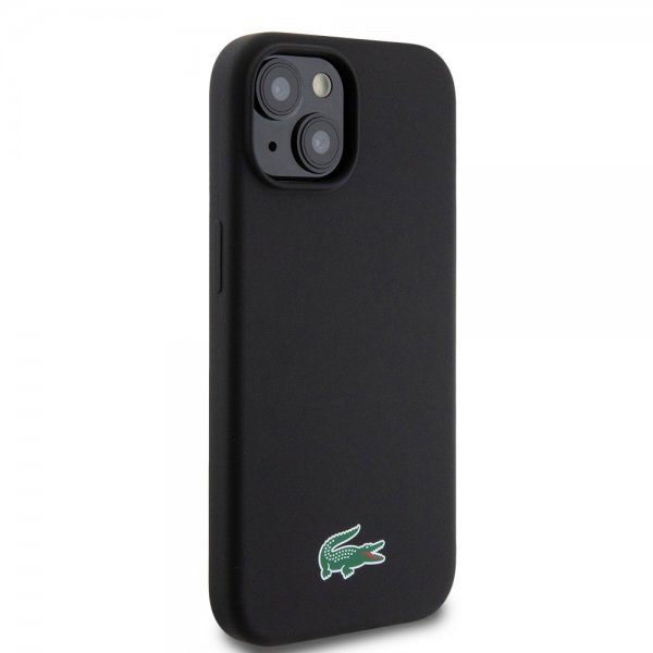 Lacoste iPhone 15 Plus Deksel Croc Logo MagSafe Svart