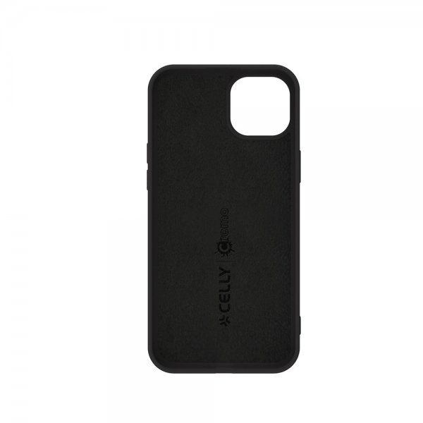 Celly iPhone 15 Deksel CROMO Svart