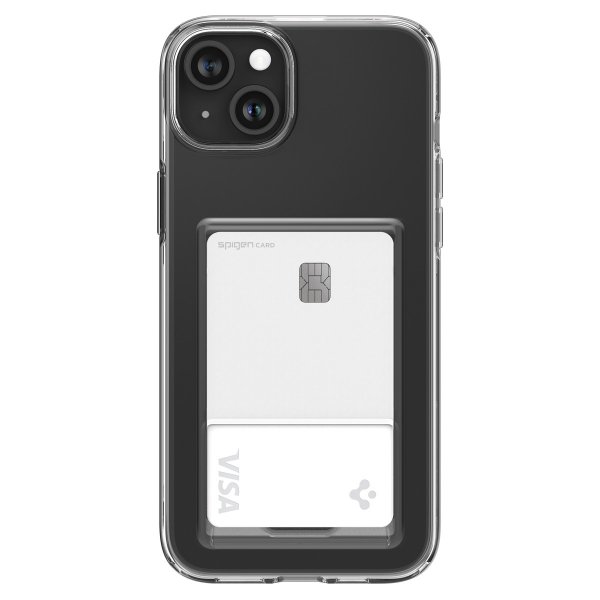 Spigen iPhone 15 Deksel Crystal Slot Crystal Clear