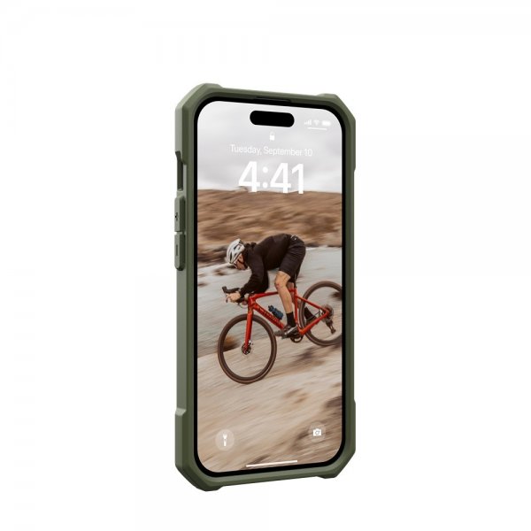 Urban Armor Gear (UAG) iPhone 15 Deksel Essential Armor MagSafe Olive Drab