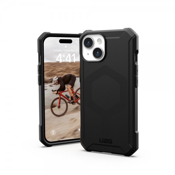 Urban Armor Gear (UAG) iPhone 15 Deksel Essential Armor MagSafe Svart