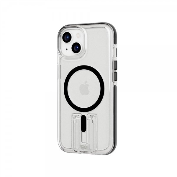 Tech21 iPhone 13/14/15/16e/17e Deksel Evo Crystal Kick MagSafe Clear/Black