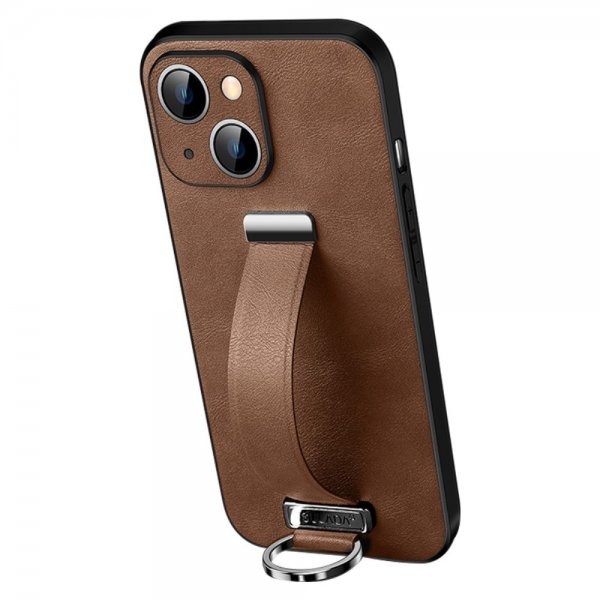 Sulada iPhone 15 Deksel Fashion Series Brun
