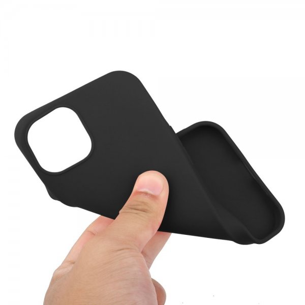 Nordic Covers iPhone 15 Deksel Feather Series Raven Black