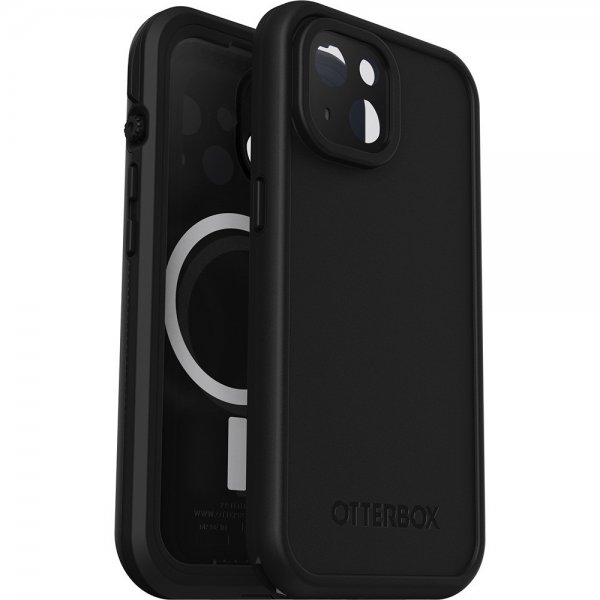 Otterbox iPhone 15 Deksel Fre MagSafe Svart